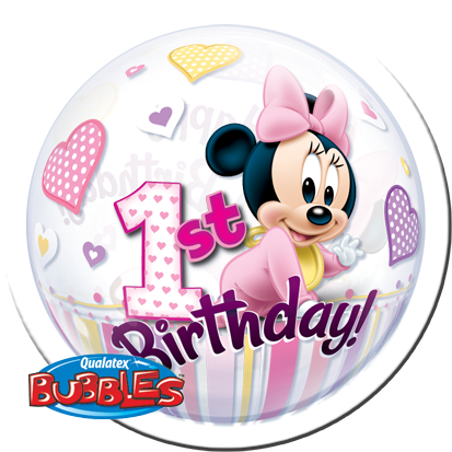 Bubble Minnie 1. Geburtstag