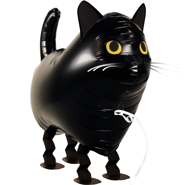 Lauftier schwarze Katze