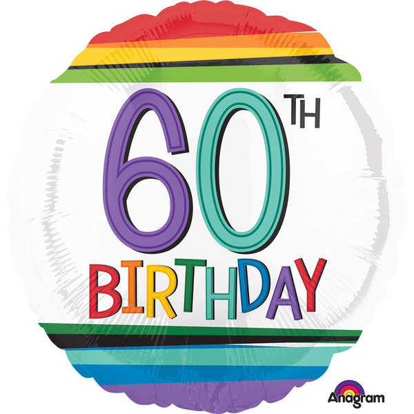 60. Geburtstag Regenbogen