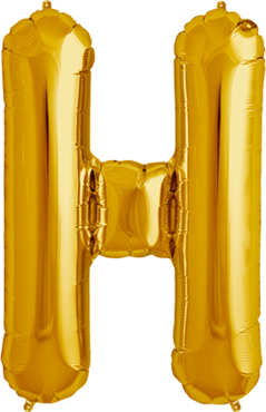 Buchstabe "H" 40cm gold