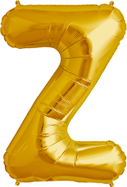 Buchstabe "Z" 40cm gold