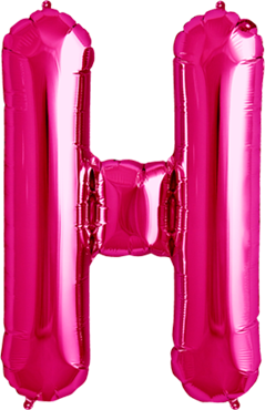 Buchstabe "H" 40cm pink