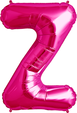 Buchstabe "Z" 40cm pink